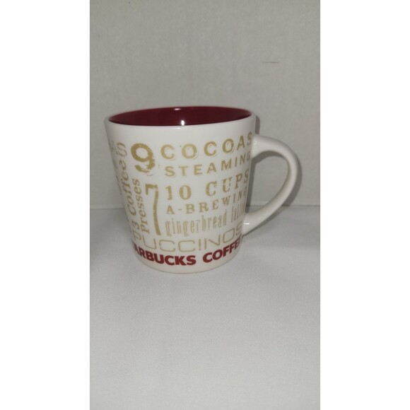 Starbucks 12 Days of Christmas Coffee Mug 14 oz 2008 Holiday Collectible - Picture 5 of 9